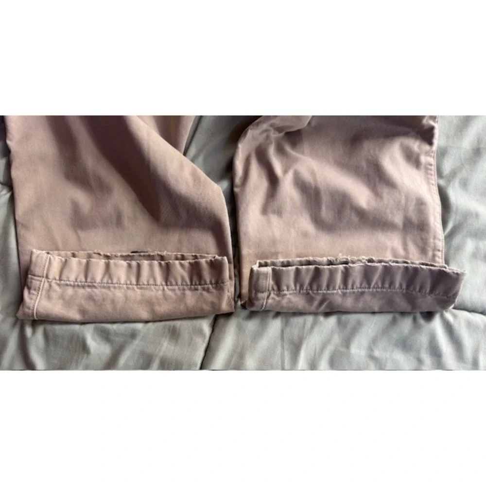 VTG J Crew Mens 36 x 30 Flannel Lined Khaki Chino Pants Tartan Plaid Y2K Grandpa
